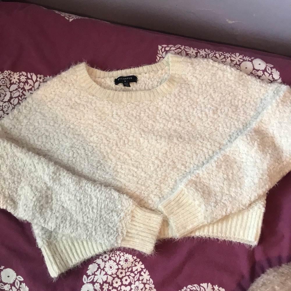 UO comfy cropped sweater 🐑💗